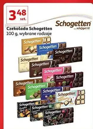 Auchan Czekolada happy birthday schogetten oferta