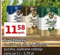 Auchan Piwo zatecky svetly lezak oferta