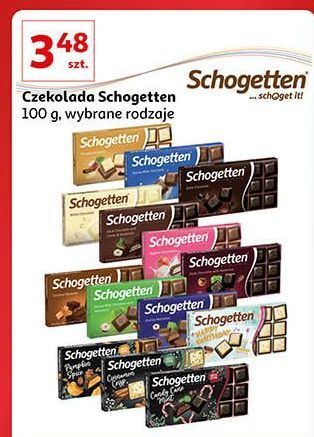 Auchan Czekolada caramel brownie schogetten oferta