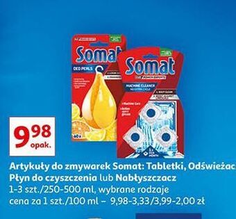 Auchan Nabłyszczacz do zmywarki somat rinser + extra-dry effect oferta