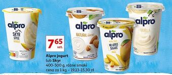 Auchan Jogurt wanilia alpro skyr style oferta