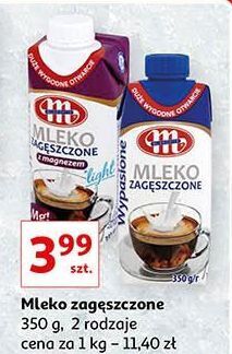 Auchan Mleko zagęszczone z magnezem mlekovita wypasione oferta