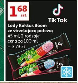 Auchan Lód boom fioletowy nestle kaktus oferta