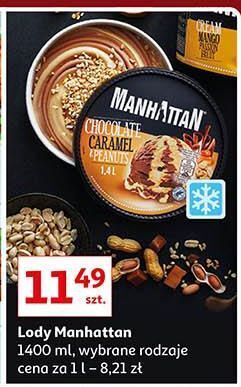Auchan Lody chocolate & caramel with peanuts manhattan (nestle) oferta