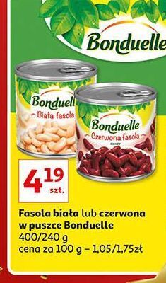 Auchan Fasola biała bonduelle oferta