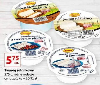 Auchan Twaróg solankowy z czerwonym pieprzem jana oferta