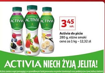 Auchan Jogurt truskawka-kiwi danone activia oferta