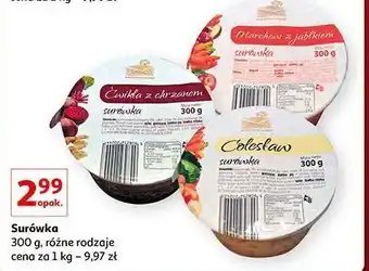 Auchan Surówka ćwikła z chrzanem warzywny ogród oferta