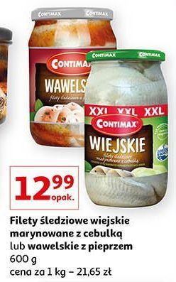 Auchan Filety śledziowe wiejskie contimax oferta