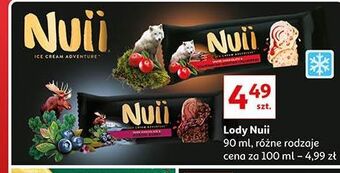 Auchan Lody dark chocolate nordic berry nuii oferta