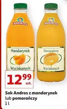 Auchan Sok mandarynkowy andros oferta