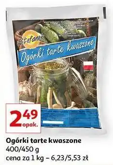 Auchan Ogórki tarte stefanek oferta