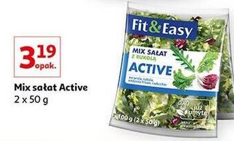 Auchan Mieszanka sałat active fit & easy oferta