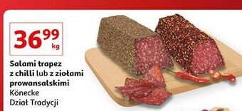 Auchan Salami trapez z ziołami prowansalskimi konecke oferta