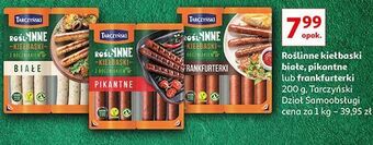 Auchan Kiełbaski białe z boczniakiem tarczyński roślinne oferta