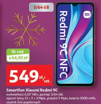Auchan Smartfon redmi 9c xiaomi oferta