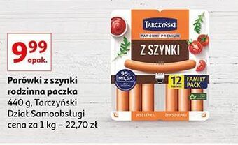 Auchan Parówki z szynki tarczyński oferta