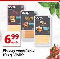 Auchan Ser w plastrach gouda violife oferta