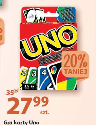 Auchan Gra uno mattel oferta