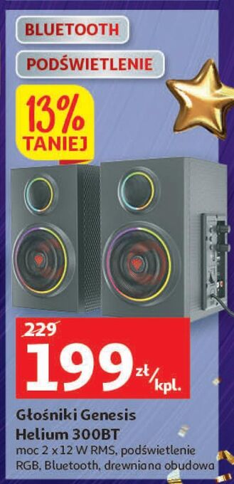 Auchan Głośniki helium 300bt genesis oferta