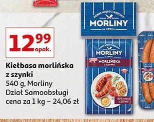 Auchan Kiełbasa morlińska z szynki morliny oferta