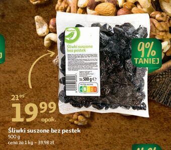 Auchan Sliwki suszone bez pestek auchan na co dzień (logo zielone) oferta