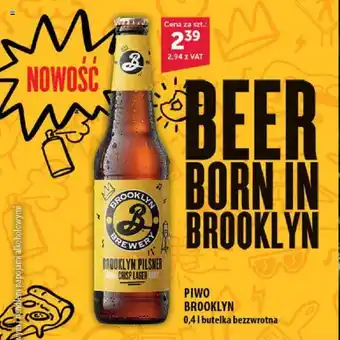 Eurocash Brooklyn Piwo 0,4l oferta