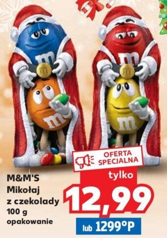 Kaufland M&M's mikołaj z czekolady 100g oferta