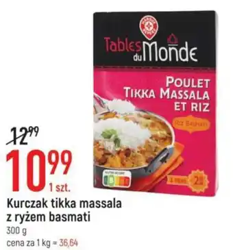 E.Leclerc Kurczak tikka massala z ryżem basmati 300g oferta