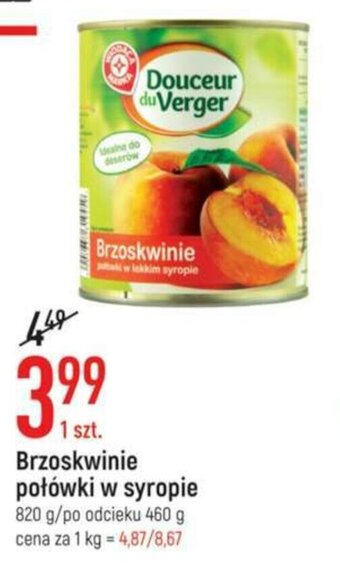 E.Leclerc Brzoskwinie połówki w syropie 820g oferta
