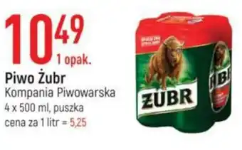 E.Leclerc Piwo Żubr 4x500ml oferta