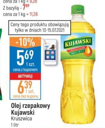 E.Leclerc Olej rzepakowy Kujawski 1l oferta