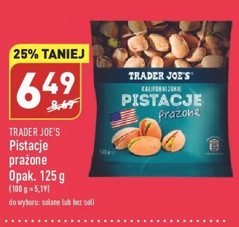 ALDI Pistacje solone trader joe's oferta