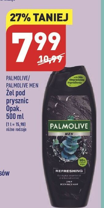 ALDI Żel pod prysznic refreshing palmolive for men oferta