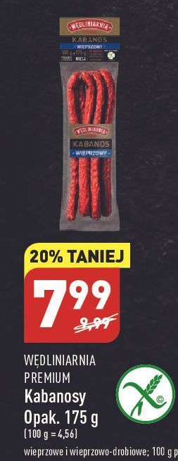 ALDI Kabanosy wieprzowo-drobiowe wędliniarnia premium oferta