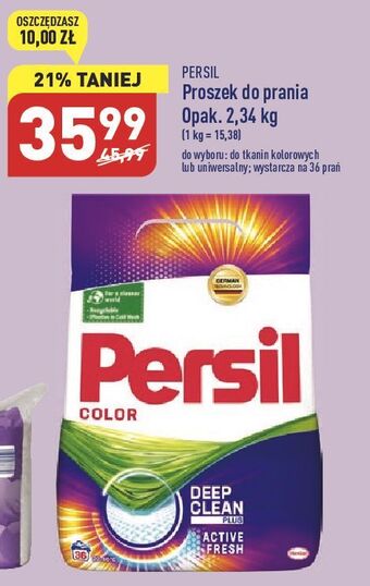 ALDI Proszek do prania deep clean persil regular oferta