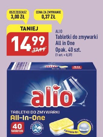 ALDI Tabletki do zmywarki all in one alio oferta