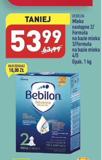 ALDI Mleko 2 bebilon advance pronutra oferta