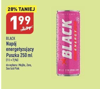 ALDI Napój energetyczny zero sugar black energy oferta