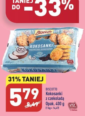 ALDI Kokosanki z czekoladą biscotto oferta