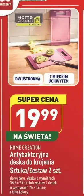 ALDI Antybakteryjna deska do krojenia home creation oferta