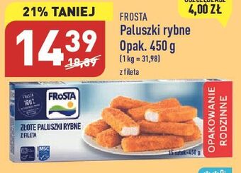 ALDI Złote paluszki rybne frosta oferta