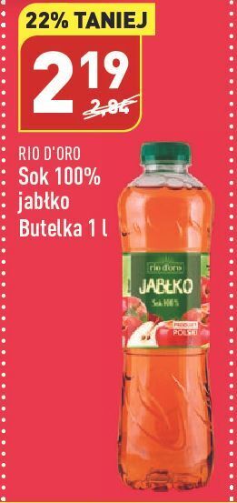 ALDI Sok jabłkowy rio d'oro oferta