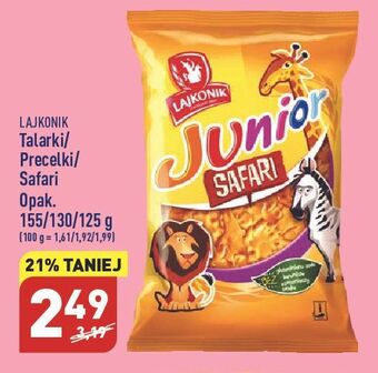 ALDI Krakersy lajkonik junior safari oferta
