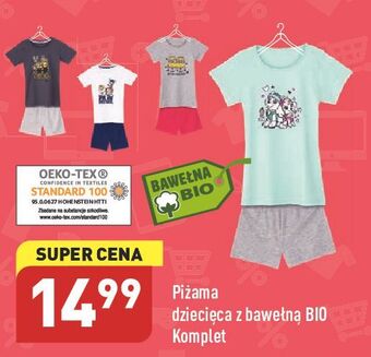 ALDI Piżama dziecięca z bawełną bio 98/104-122/128 oferta
