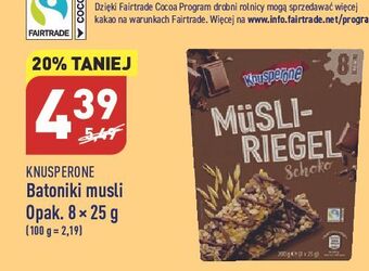 ALDI Batoniki musli knusperone oferta