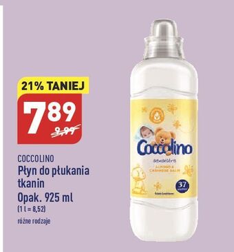 ALDI Płyn do płukania sensitive almond & cashmere coccolino oferta