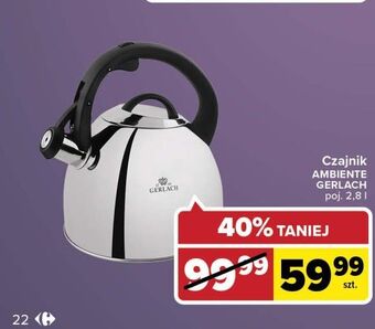 Carrefour Market Czajnik ambiente 2.8 l gerlach oferta