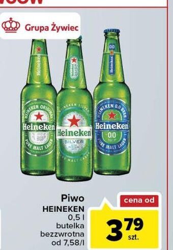 Carrefour Market Piwo heineken silver oferta