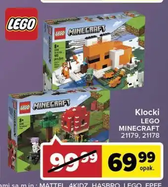 Carrefour Market Klocki 21178 lego minecraft oferta